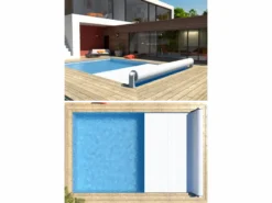 Open Aero Automatisch Oprolsysteem - Tot 4,5 Meter - Grijs -Intex || KOKIDO || Bestway Verkoop 1638438009 trimmy pvc blanc ambiance