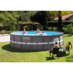Intex Ultra Frame XTR Pool - 549 X 132 Cm - Met Zandfilterpomp En Accessoires -Intex || KOKIDO || Bestway Verkoop 26332 in use 1
