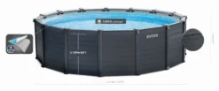 Intex Graphite Panel Pool - 478 X 124 Cm - Met Zandfilterpomp En Accessoires -Intex || KOKIDO || Bestway Verkoop 26384gn zwembadformaat 1