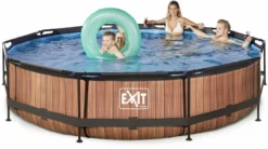 EXIT TOYS EXIT Wood Zwembad - 360 X 76 Cm - Met Filterpomp 8 EXIT TOYS EXIT Wood Zwembad - 360 X 76 Cm - Met Filterpomp -Intex || KOKIDO || Bestway Verkoop 670 1200 exit 30 12 12 10 int 3
