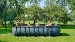 EXIT TOYS EXIT Wood Zwembad - 540 X 250 X 122 Cm - Met Zandfilterpomp En Trap -Intex || KOKIDO || Bestway Verkoop 675 1200 exit 30 27 53 10 int 8