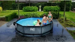 EXIT TOYS EXIT Wood Zwembad - 300 X 76 Cm - Met Filterpomp -Intex || KOKIDO || Bestway Verkoop 681 1200 exit 30 12 10 10 int 6