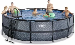 EXIT TOYS EXIT Stone Zwembad - 488 X 122 Cm - Met Zandfilterpomp En Trap -Intex || KOKIDO || Bestway Verkoop 730 1200 exit 30 27 16 00 int 5