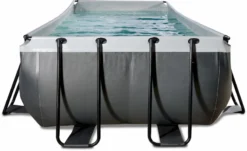 EXIT TOYS EXIT Black Leather Zwembad - 540 X 250 X 122 Cm - Met Zandfilterpomp En Trap -Intex || KOKIDO || Bestway Verkoop 735 1200 exit 30 27 53 20 int 3