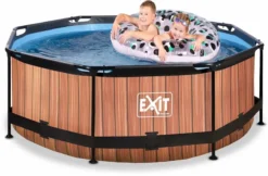 EXIT TOYS EXIT Wood Zwembad - 244 X 76 Cm - Met Filterpomp -Intex || KOKIDO || Bestway Verkoop 786 1200 exit 30 12 08 10 int 3