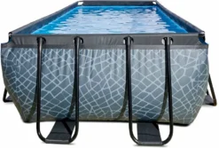 EXIT TOYS EXIT Stone Zwembad - 540 X 250 X 122 Cm - Met Zandfilterpomp En Trap -Intex || KOKIDO || Bestway Verkoop 810 1200 exit 30 27 53 00 int 3