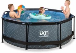 EXIT TOYS EXIT Stone Zwembad - 244 X 76 Cm - Met Filterpomp -Intex || KOKIDO || Bestway Verkoop 851 1200 exit 30 12 08 00 int 3