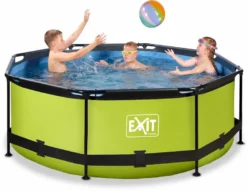 EXIT TOYS EXIT Lime Zwembad - 244 X 76 Cm - Met Filterpomp -Intex || KOKIDO || Bestway Verkoop 900 1161 exit 30 12 08 40 int 3