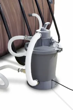 EXIT TOYS EXIT Wood Zwembad - 400 X 200 X 100 Cm - Met Zandfilterpomp En Trap -Intex || KOKIDO || Bestway Verkoop 900 601 exit 30 17 42 10 int 6