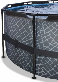 EXIT TOYS EXIT Stone Zwembad - 450 X 122 Cm - Met Zandfilterpomp En Trap -Intex || KOKIDO || Bestway Verkoop 900 638 exit 30 27 15 00 int 3