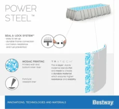 Bestway Power Steel Rectangular Zwembad - 640 X 274 X 132 Cm - Met Zandfilterpomp En Accessoires -Intex || KOKIDO || Bestway Verkoop bestway power steel rectangular zwembad 640 x 274 x 132 cm set 21