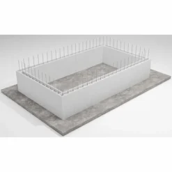 Zelfbouwpakket Zwembad 8.00 X 4.00 X 1.50 M -Intex || KOKIDO || Bestway Verkoop blokkenset bouwkundig zwembad met staal 1