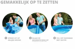 Intex Easy Set Pool - 244 X 61 Cm -Intex || KOKIDO || Bestway Verkoop intexeasyset instructies 1
