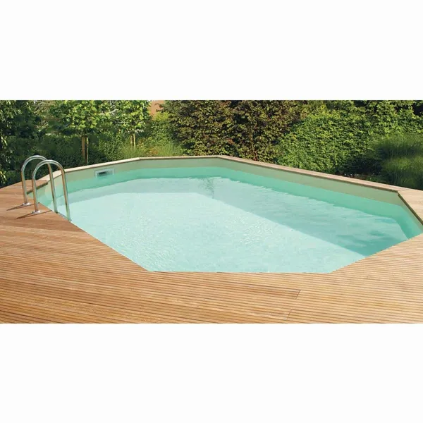 Gardipool Oblong 6.20 X 3.90 X 1.46 M Houten Zwembad 2 Gardipool Oblong 6.20 X 3.90 X 1.46 M Houten Zwembad - Afbeelding 2