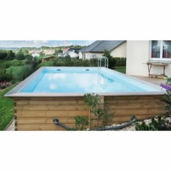 Gardipool Quartoo 9.80 X 3.50 X 1.46 M Houten Zwembad -Intex || KOKIDO || Bestway Verkoop quartoo1
