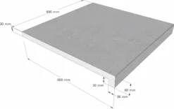 Scandi Roc Sydney Randtegel - Mountain Grey -Intex || KOKIDO || Bestway Verkoop scandi roc sydney randtegel afmetingen 3